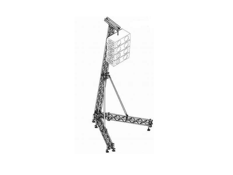 Line Array Speaker Towers H7.8m, Loads 1000kg